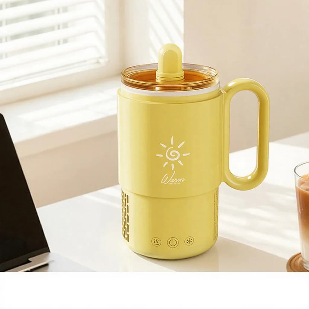 Kaasaskantav kuumutus- ja jahutustass 450mL 36W puutetundliku juhtimisega