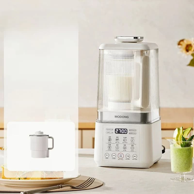 Soojendusega blender supi, mahla, beebitoidu ja sojapiima jaoks