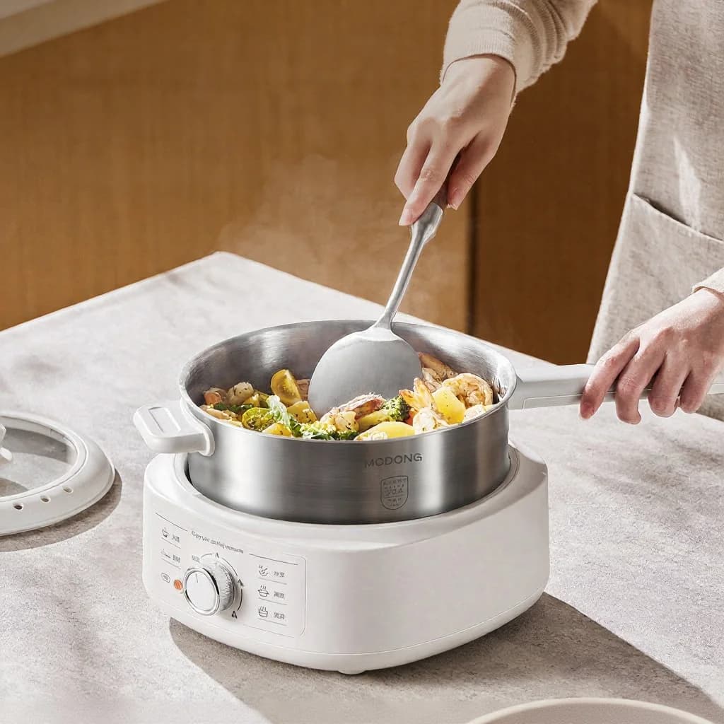 Roostevabast terasest elektriline hot pot aurutiga, 3L, 220V
