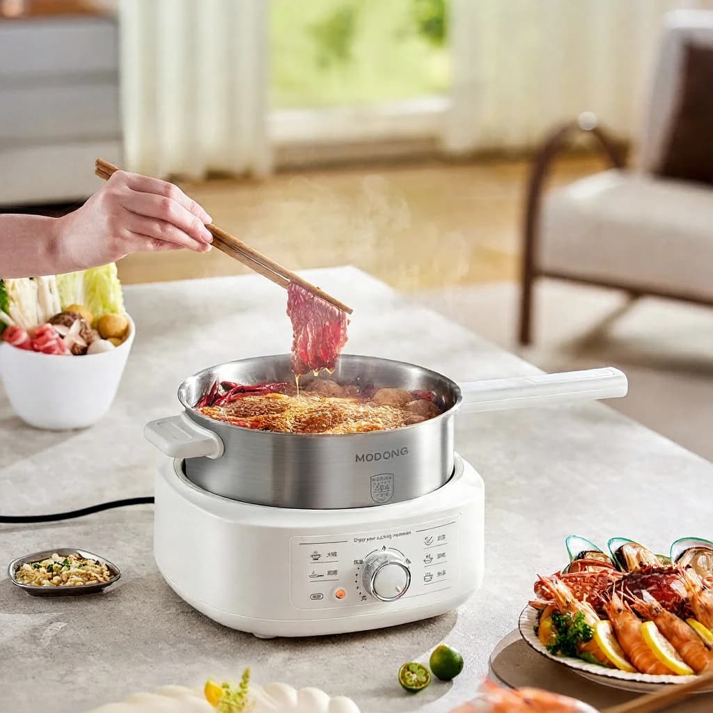 Roostevabast terasest elektriline hot pot aurutiga, 3L, 220V