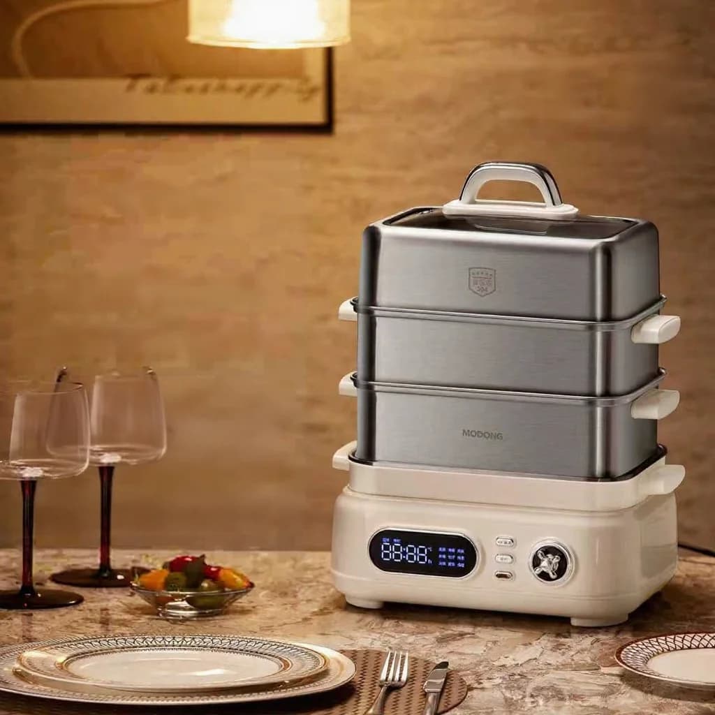Elektriline roostevabast terasest 3-korruseline auruti 18 L, 220 V, 1500 W