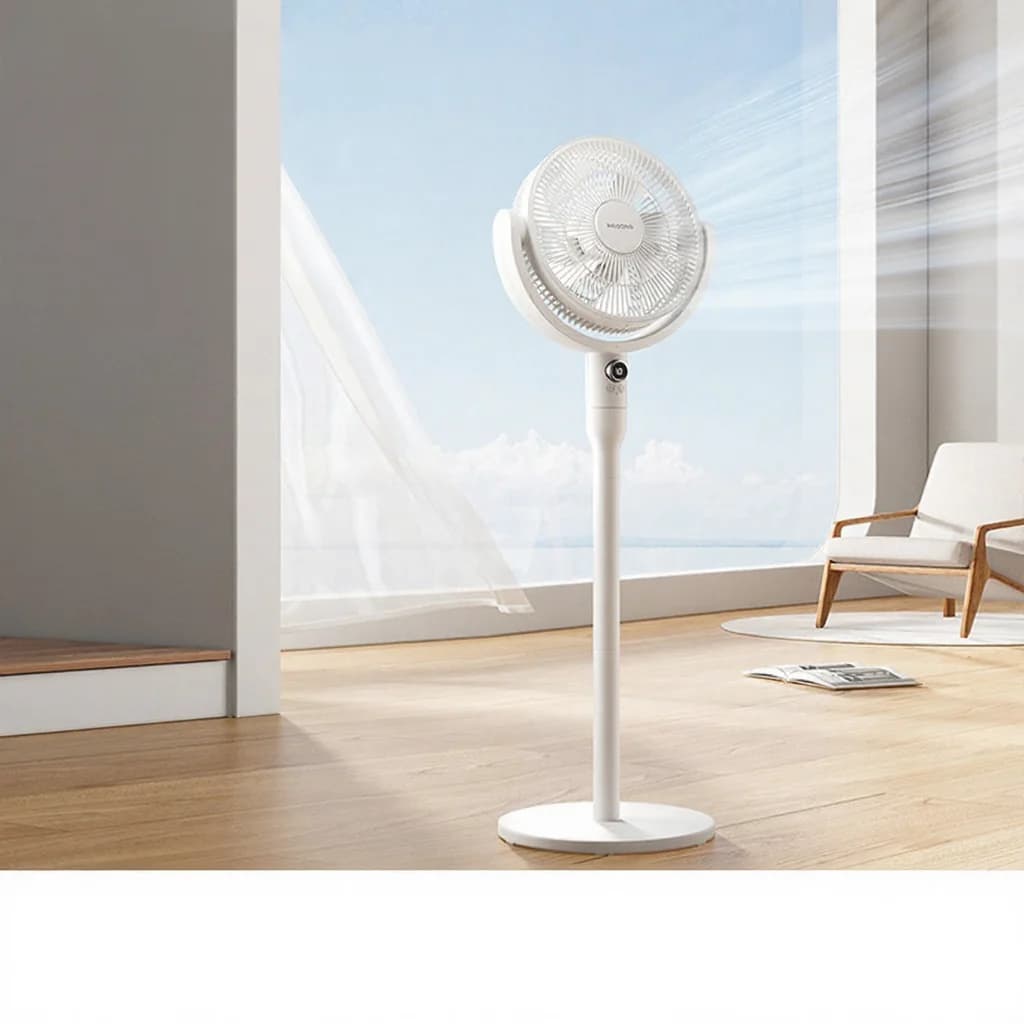 Lauapealne õhuringlusventilaator hääljuhtimise ja võnkumisega