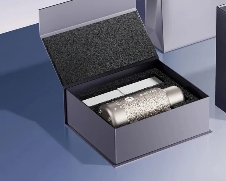 Kaasaskantav titaanist elektriline soojenduskruus, 1L, kahe režiimiga, soe