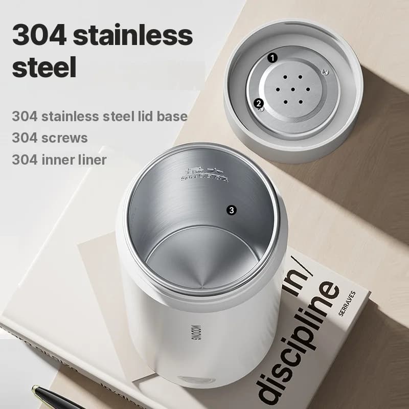 Kaasaskantav elektriline soojendustass 304 roostevaba teras 300ml 220V
