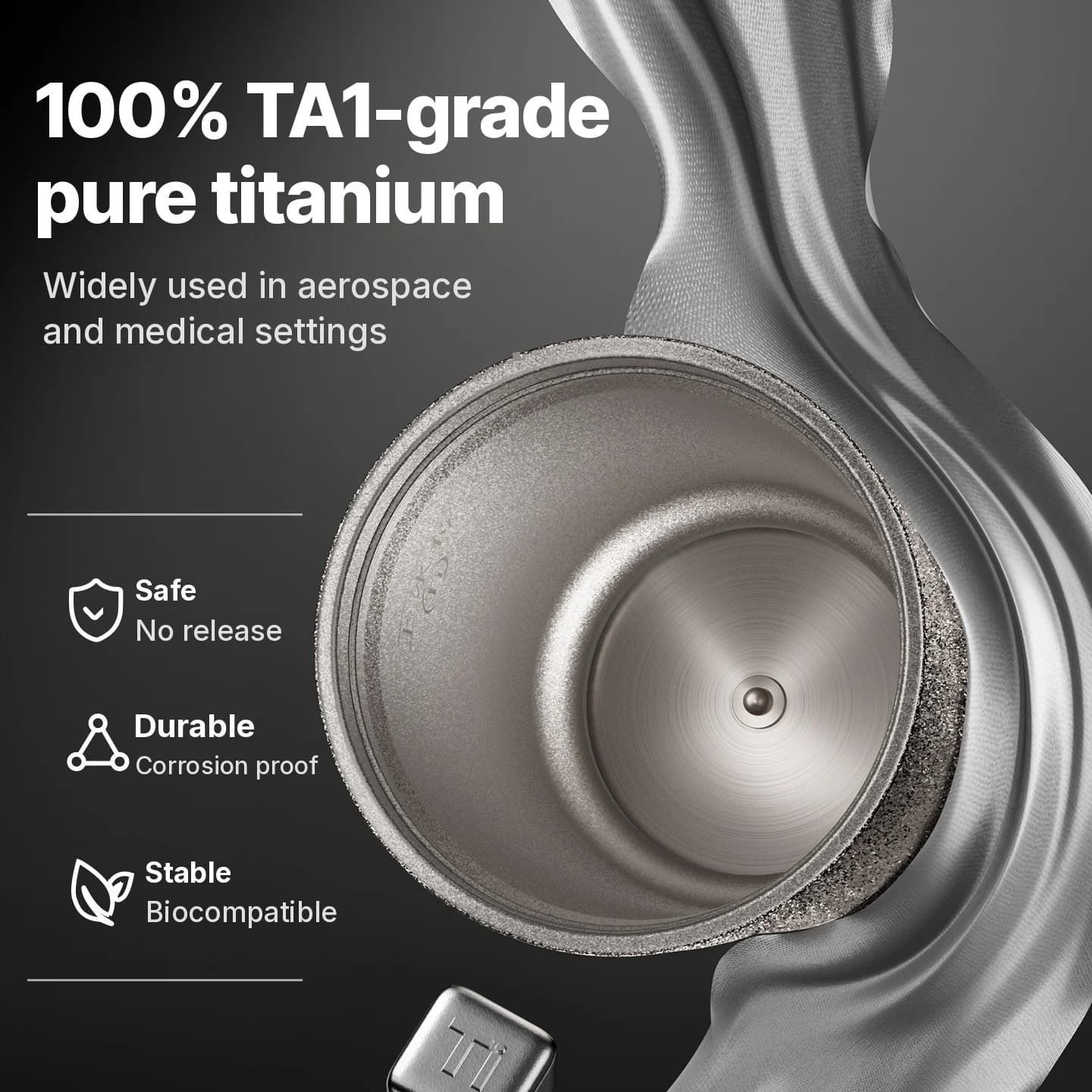 Titaanist elektriline reisikruus 400ml temperatuurinäidikuga