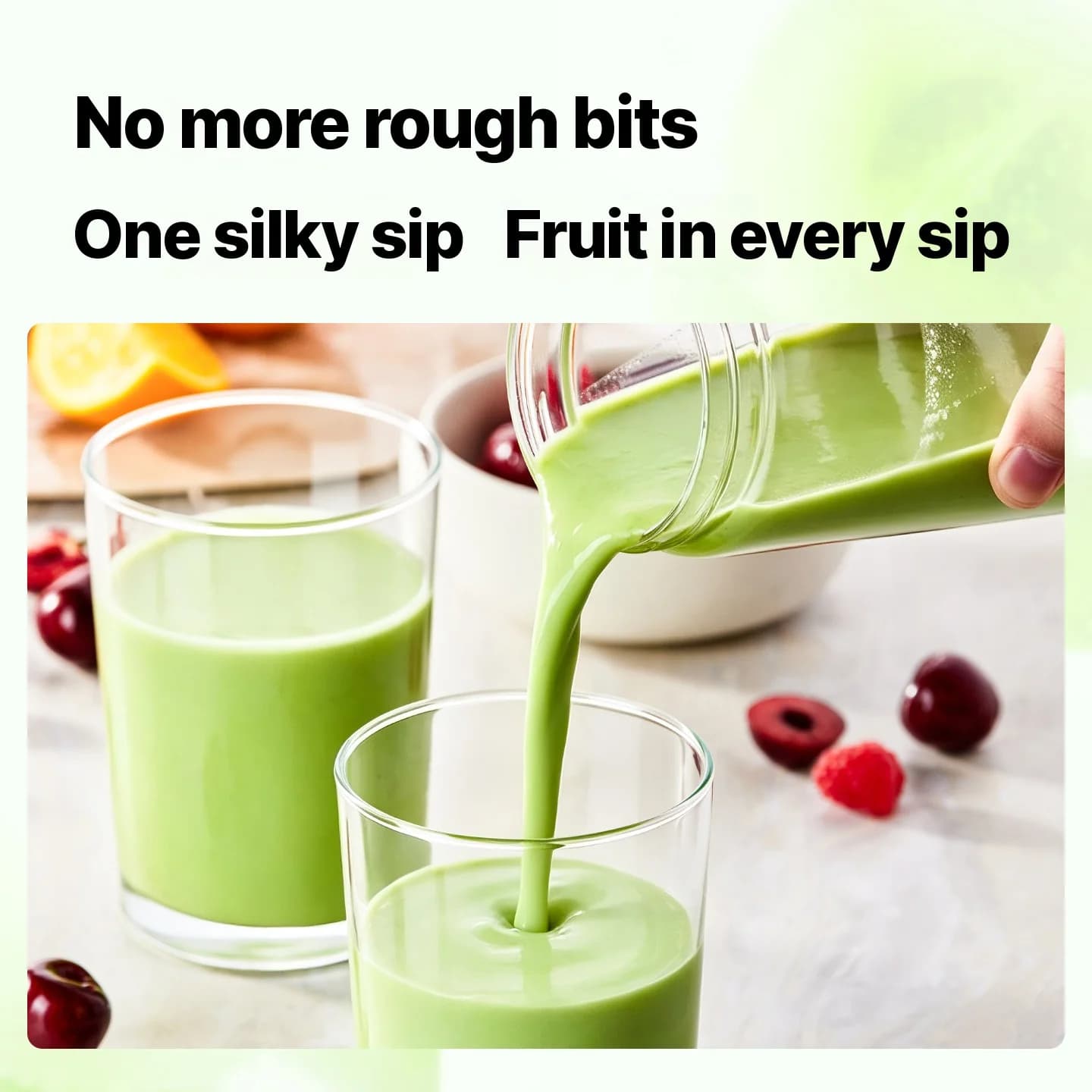 Kaasaskantav juhtmevaba blendertops mahla ja smuutide jaoks