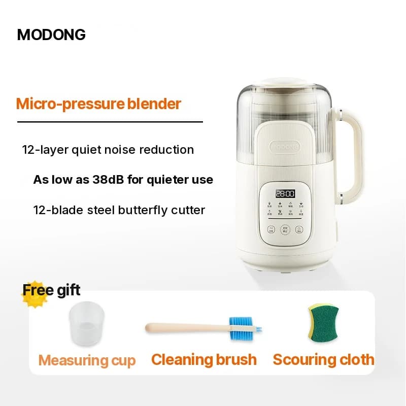 1.2L küttega blender puutetundliku juhtimisega, klaaskorpus