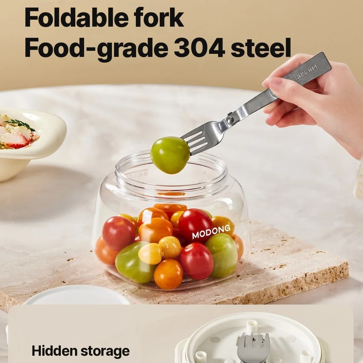 Kaasaskantav toidupesur puu- ja köögiviljadele, 4W