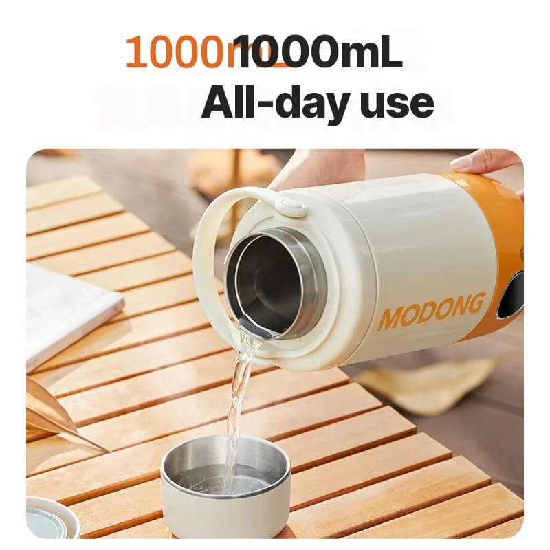 Kaasaskantav elektriline veekuumutustass 1L 110V-240V