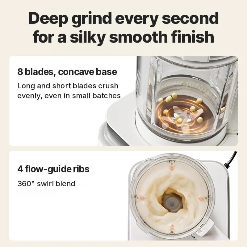 Soojendav blender vaikse tööga ja sooja hoidmise funktsiooniga