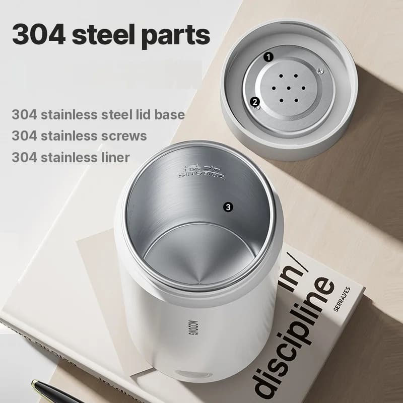 Kaasaskantav elektriline veesoojenduskruus 304 sisekate 300ml