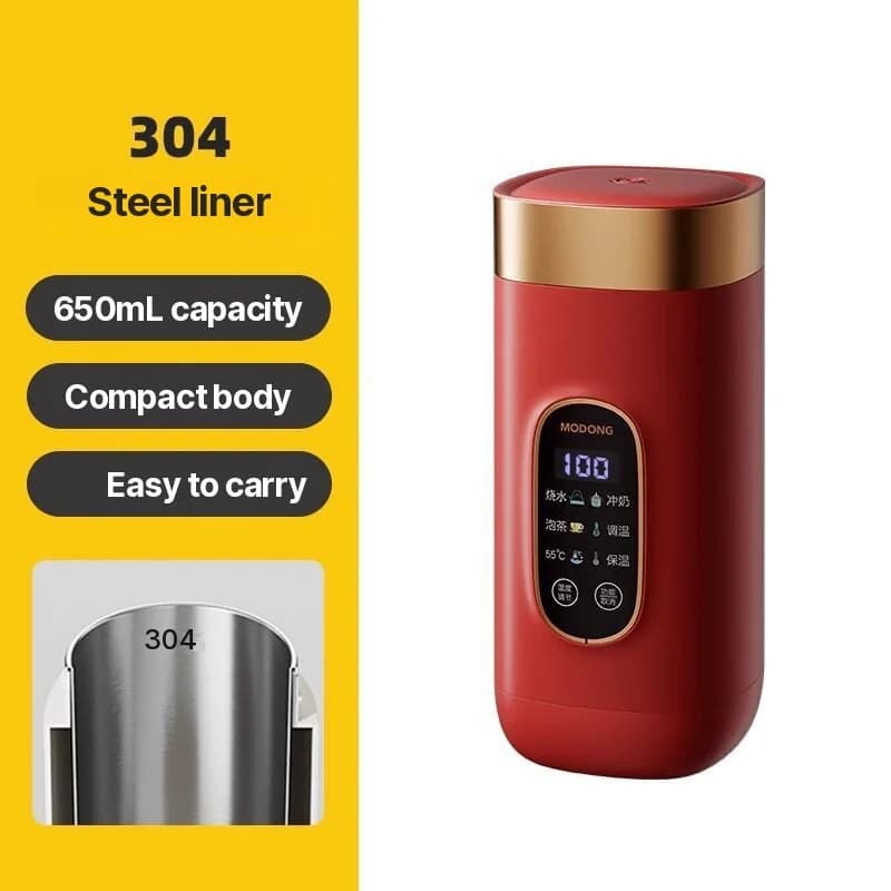 Kaasaskantav elektriline veesoojenduskruus 650ml 304 sisekate 220V