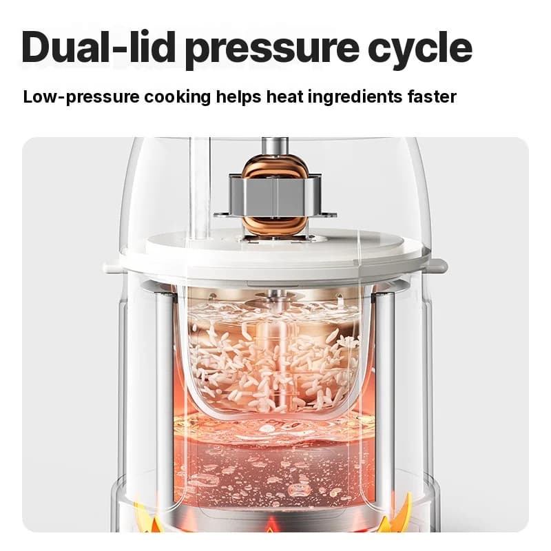 Imikutoidu valmistaja, kuumutav blender aurutamise ja jahvatamisega