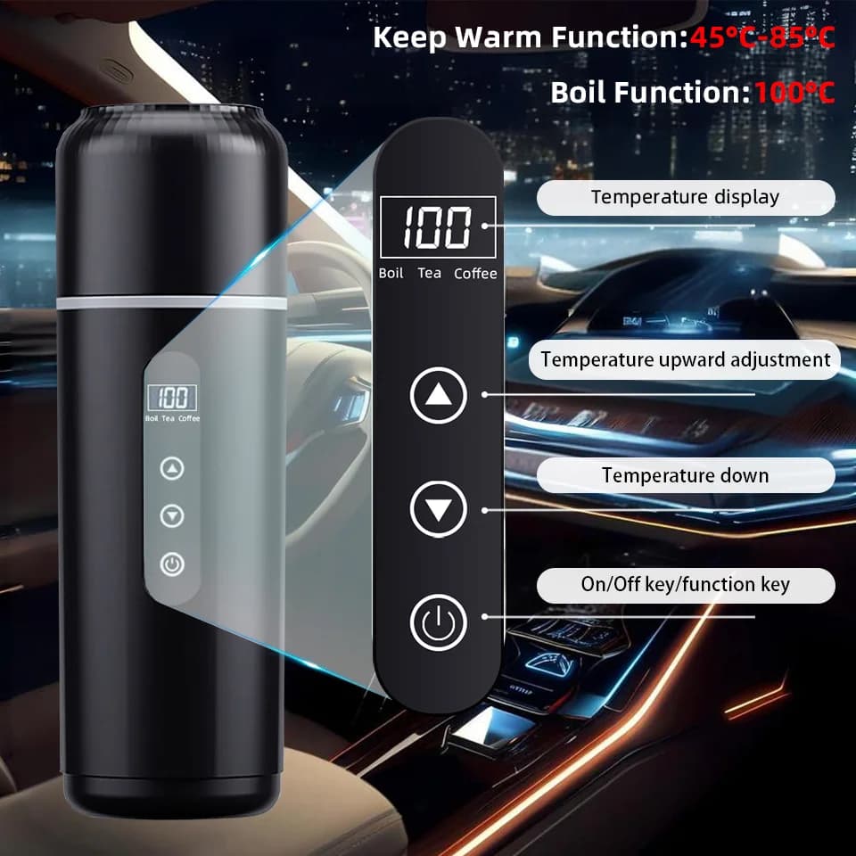 500ml 12V/24V auto soojenduskruus