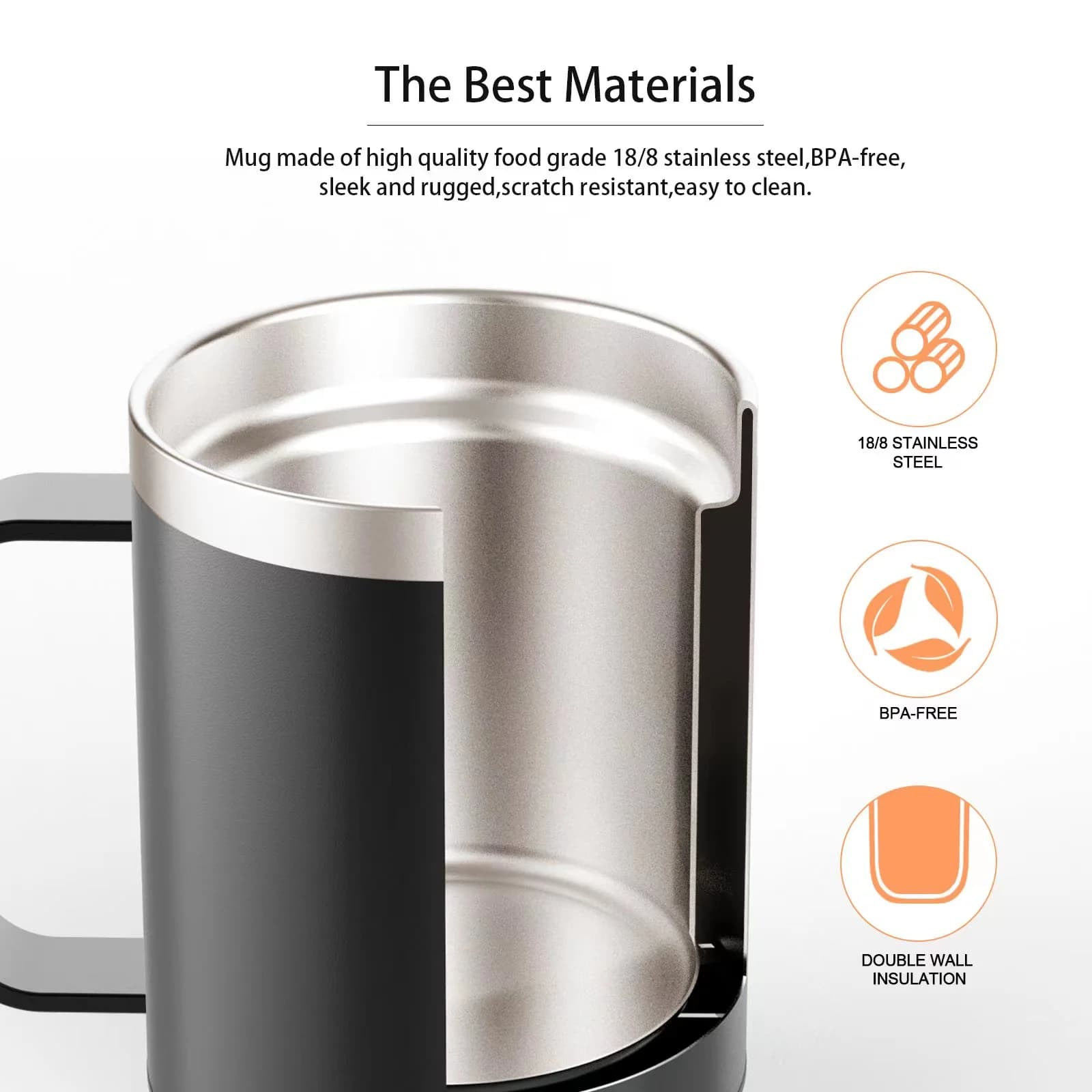 12oz USB soojendusega kohvitass
