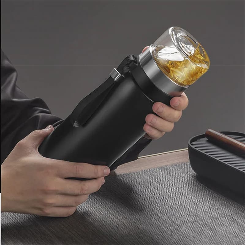 750ml/1100ml teesiiniga termospudel