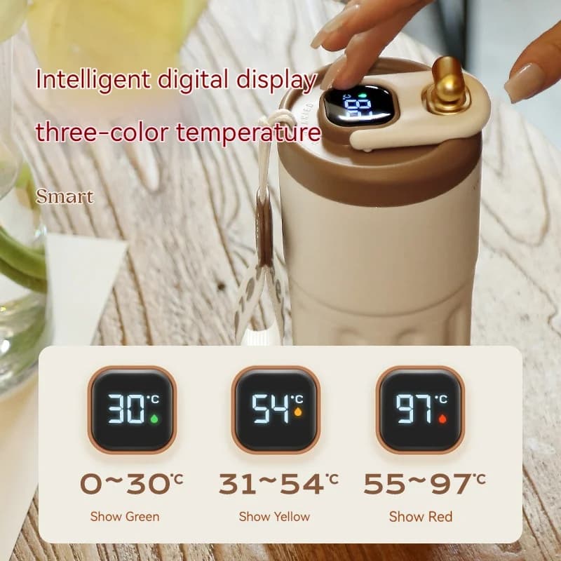 450 ml temperatuurinäidikuga termospudel