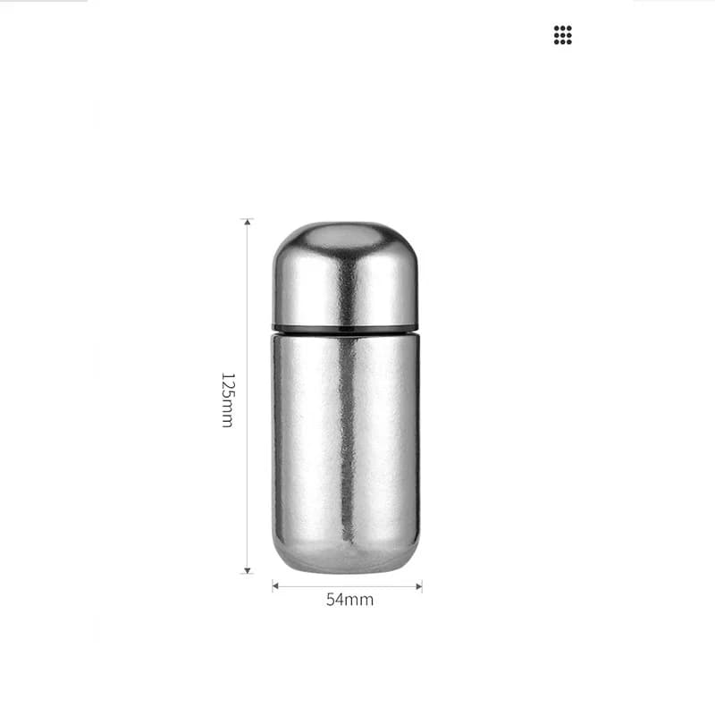 150 ml puhtast titaanist taskupudel